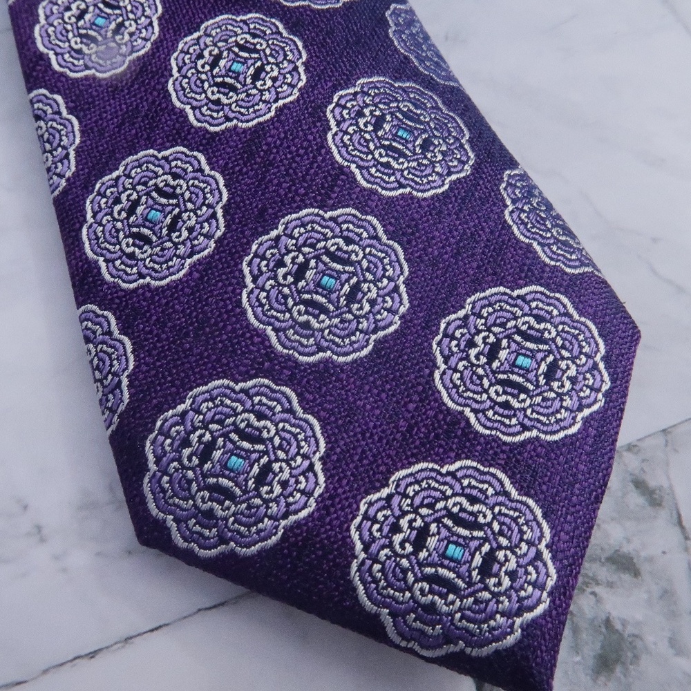 NWT Ted Baker London Melange Medallion Silk Tie